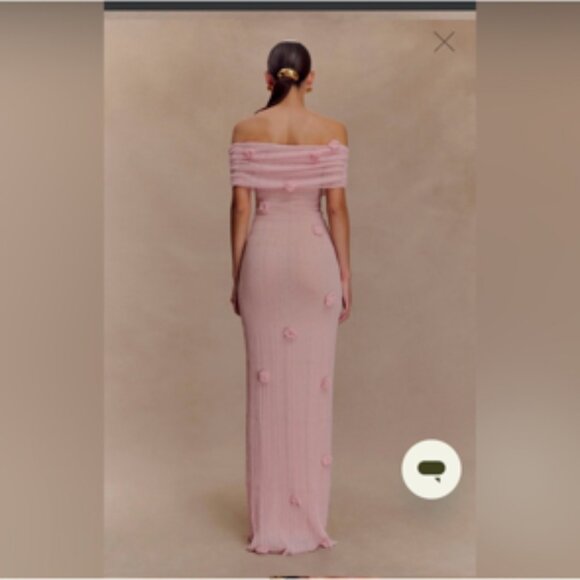 Meshki Brynn Knit Maxi dress (pastel pink) Size Small - Picture 6 of 6